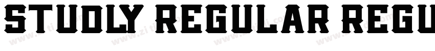 Studly Regular Regul字体转换